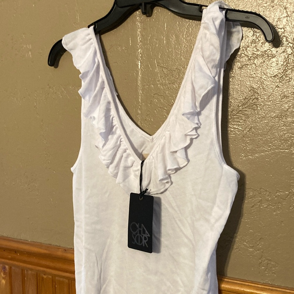 Nwt Chaser Ruffled Tank Top - Picture 2 of 3